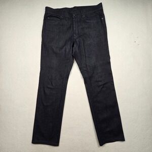 Z Zegna Jeans Mens 34 Indigo Blue Straight Leg Stretch Denim Luxury Designer